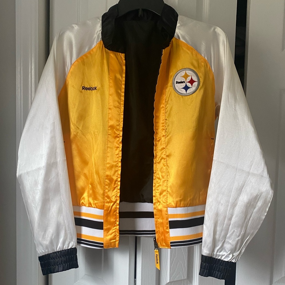 Steelers Reversible Sateen/Windbreaker Reebok Jacket